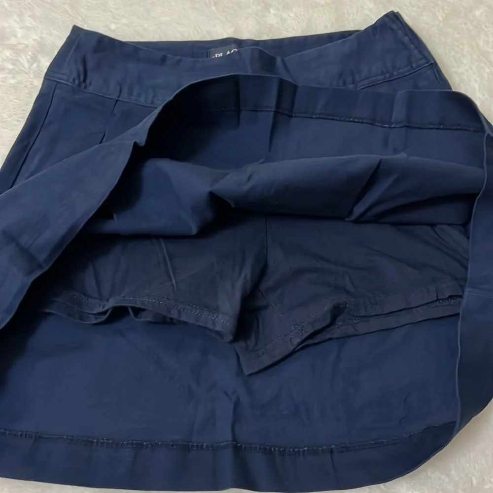 Children’s Place Girls Navy Uniform Pleated Scooter Skort Size 14 NWT